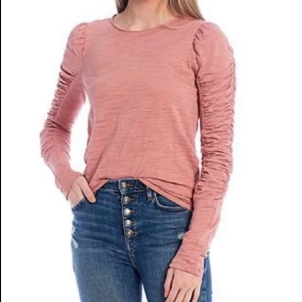 Free people blouse long Sleeve sz m